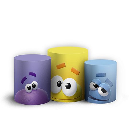 Trio Cilindro - StoryBots - Sublimado 3D + Elástico