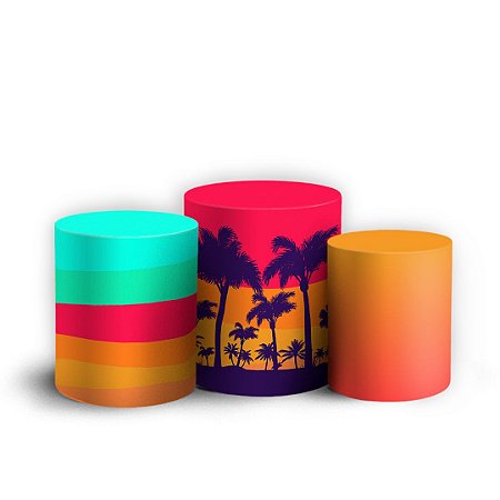 Capas Trio Cilindro Sublimado Vest Facil - Tardezinha