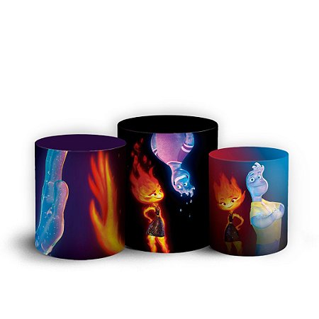 Capas Trio Cilindro Sublimado Vest Facil - Elemental