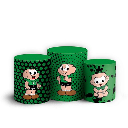 Capas Trio Cilindro Sublimado Vest Facil - Turma da Mônica