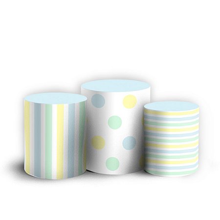 Capas Trio Cilindro Sublimado Vest Facil - Toy Story