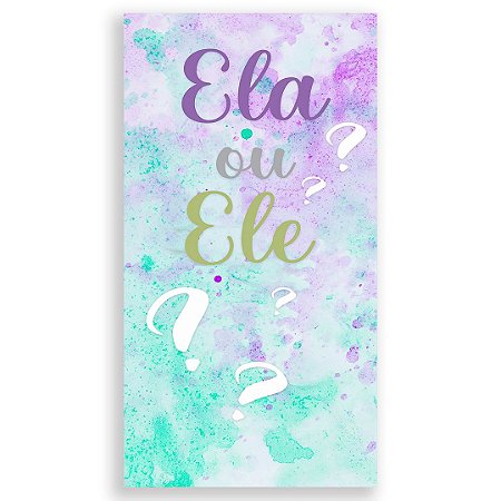 Capa Faixa Lateral Sublimado - Chá Revelação