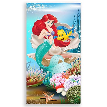 Capa Faixa Lateral Sublimado - A Pequena Sereia