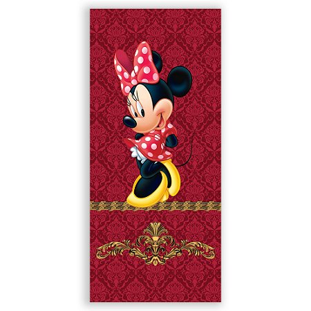 Capa Faixa Lateral Sublimado - Minnie
