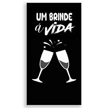 Capa Faixa Lateral Sublimado - Um Brinde a Vida