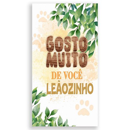 Capa Faixa Lateral Sublimado - Leãozinho