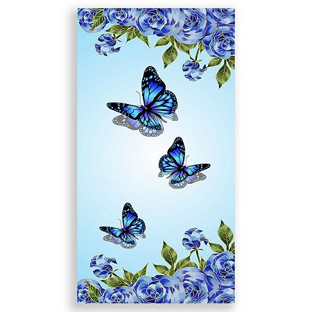 Capa Faixa Lateral Sublimado - Borboletas