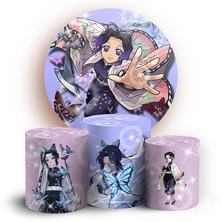 Capas Painel Redondo e Trio Cilindro Sublimado - Kimetsu no Yaiba