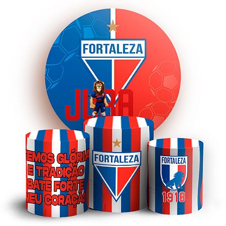 Capas Painel Redondo e Trio Cilindro Sublimado - Fortaleza