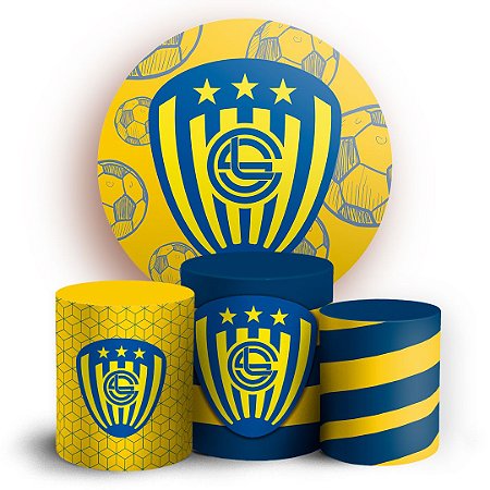 Capas Painel Redondo e Trio Cilindro Sublimado - S. Luqueño