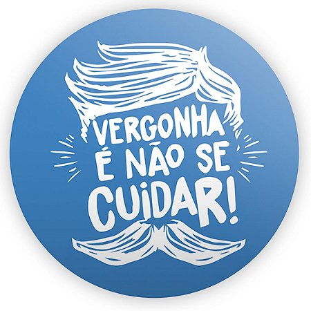 Painel Redondo - Novembro Azul - Sublimado 3D