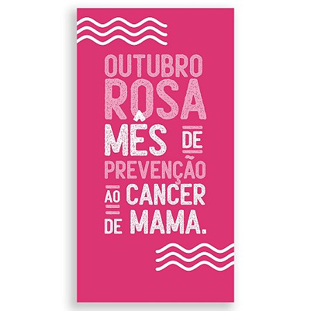 Capa Faixa Lateral Sublimado - Outubro Rosa