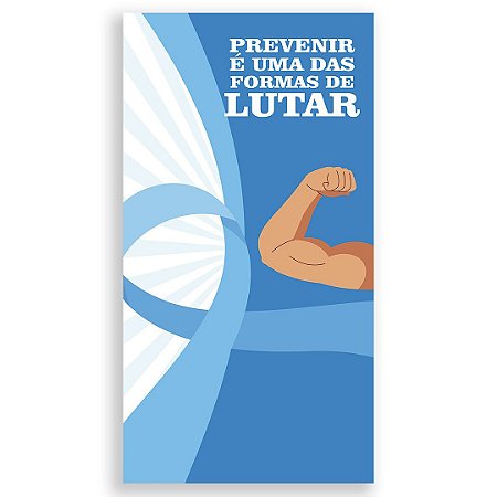 Capa Faixa Lateral Sublimado - Novembro Azul