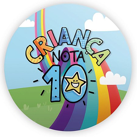 Painel Redondo - Dia das Crianças - Sublimado 3D