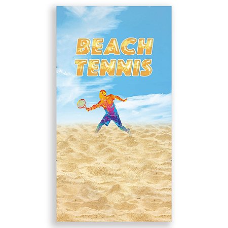 Capa Faixa Lateral Sublimado - Beach Tenis