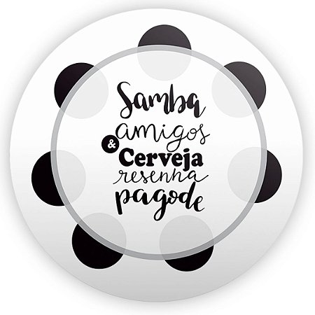 Painel Redondo - Samba - Sublimado 3D