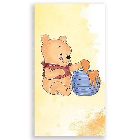 Capa Faixa Lateral Sublimado - Ursinho Pooh