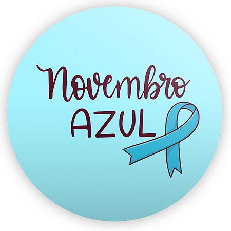 Painel Redondo - Novembro Azul - Sublimado 3D