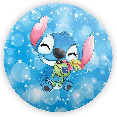 Painel Redondo - Lilo e Stitch - Sublimado 3D