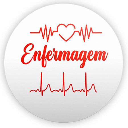 Capa Painel Redondo Sublimado - Enfermagem