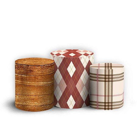 Capas Trio Cilindro Sublimado Vest Facil - Feijoada