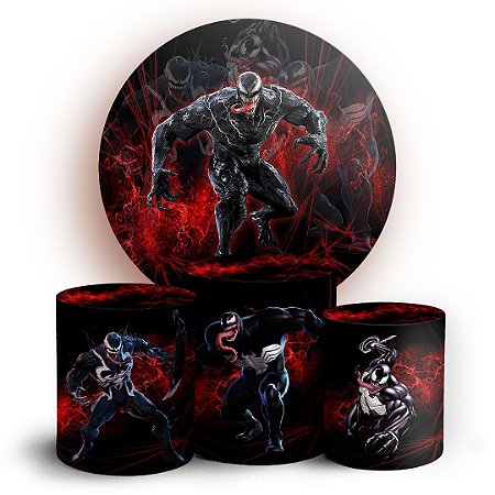 Capas Painel Redondo e Trio Cilindro Sublimado -  Venon