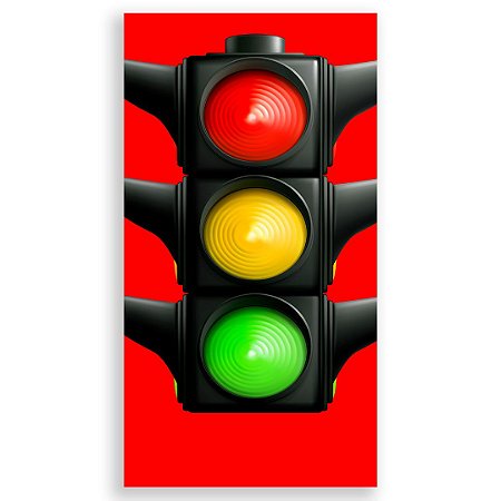 Capa Faixa Lateral Sublimado - Carros Semaforo