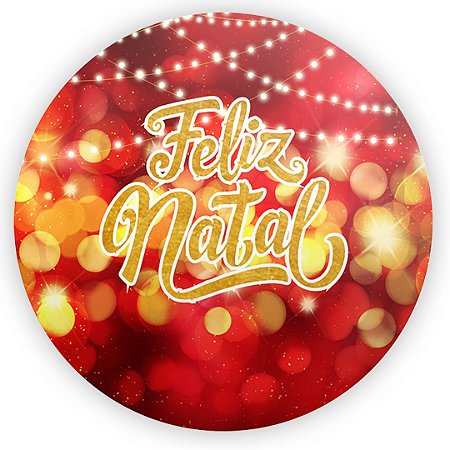 Painel Redondo - Natal - Sublimado 3D