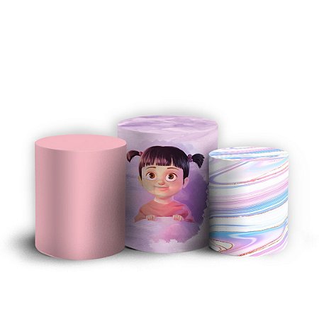 Capas Trio Cilindro Sublimado Vest Facil - Boo Monstros SA