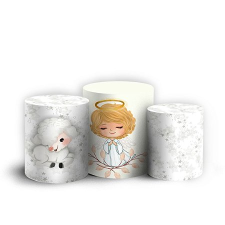 Capas Trio Cilindro Sublimado Vest Facil - Natal