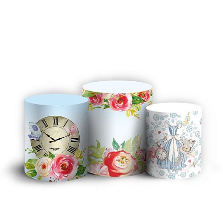 Capas Trio Cilindro Sublimado Vest Facil - Alice