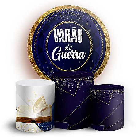 Capas Painel Redondo e Trio Cilindro Sublimado - Evangelico