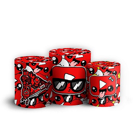 Capas Trio Cilindro Sublimado Vest Facil - YouTube