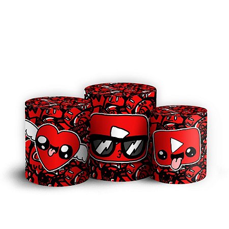 Capas Trio Cilindro Sublimado Vest Facil - YouTube