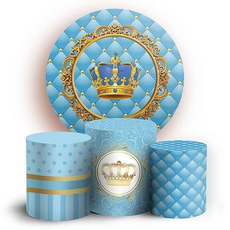 Capas Painel Redondo e Trio Cilindro Sublimado - Realeza