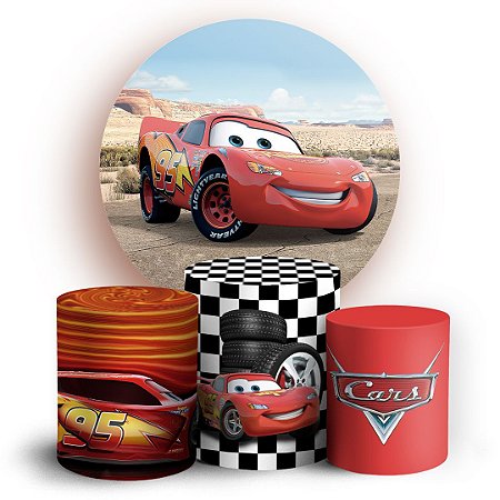 Capas Painel Redondo e Trio Cilindro Sublimado - Carros