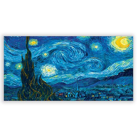 Capa Painel Retangular Sublimado - Noite Estrelada Van Gogh