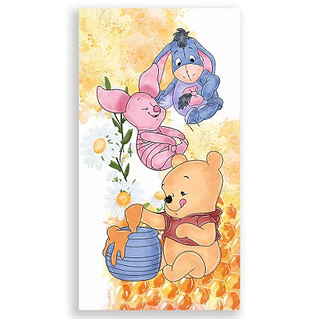 Capa Faixa Lateral Sublimado - Ursinho Pooh