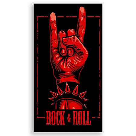 Capa Faixa Lateral Sublimado - Rock Roll