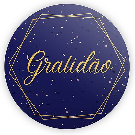 Capa Painel Redondo Sublimado - Gratidão