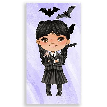 Capa Faixa Lateral Sublimado - Wandinha