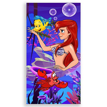 Faixa Lateral - Ariel Escama Sereia - Sublimado 3D