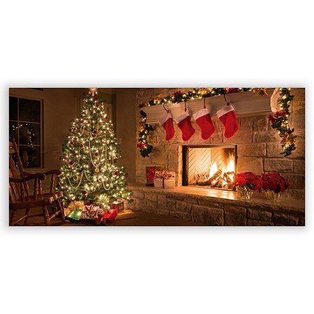 Capa Painel Retangular Sublimado - Natal