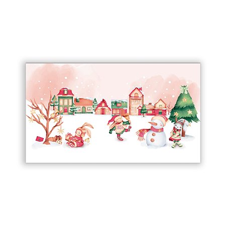 Capa Painel Retangular Sublimado - Natal