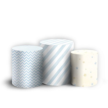 Capas Trio Cilindro Sublimado Vest Facil - Brinquedos Listras