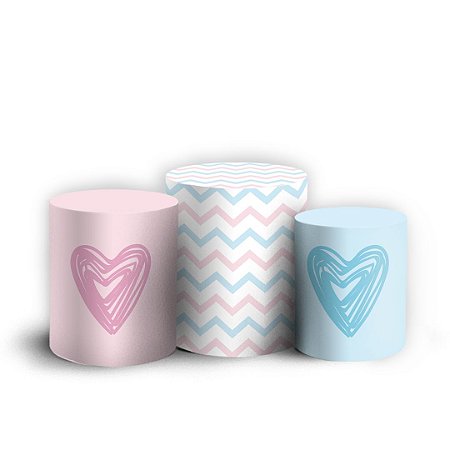 Capas Trio Cilindro Sublimado Vest Facil - Revelação