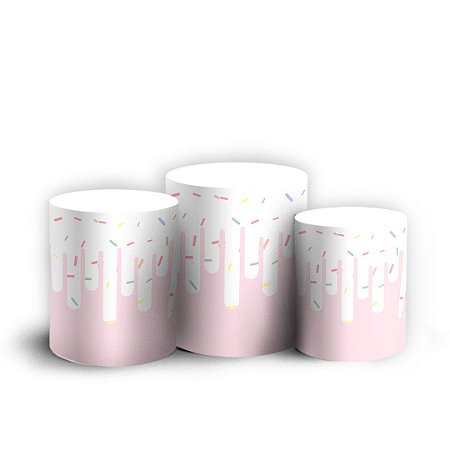 Capas Trio Cilindro Sublimado Vest Facil - Doces