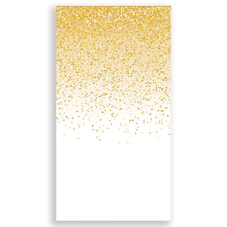 Capa Faixa Lateral Sublimado - Glitter Dourado Branco