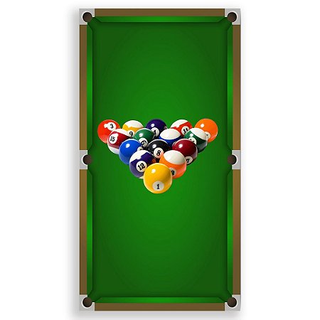 Capa Faixa Lateral Sublimado - Sinuca