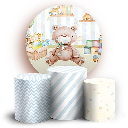 Capas Painel Redondo e Trio Cilindro Sublimado - Brinquedos